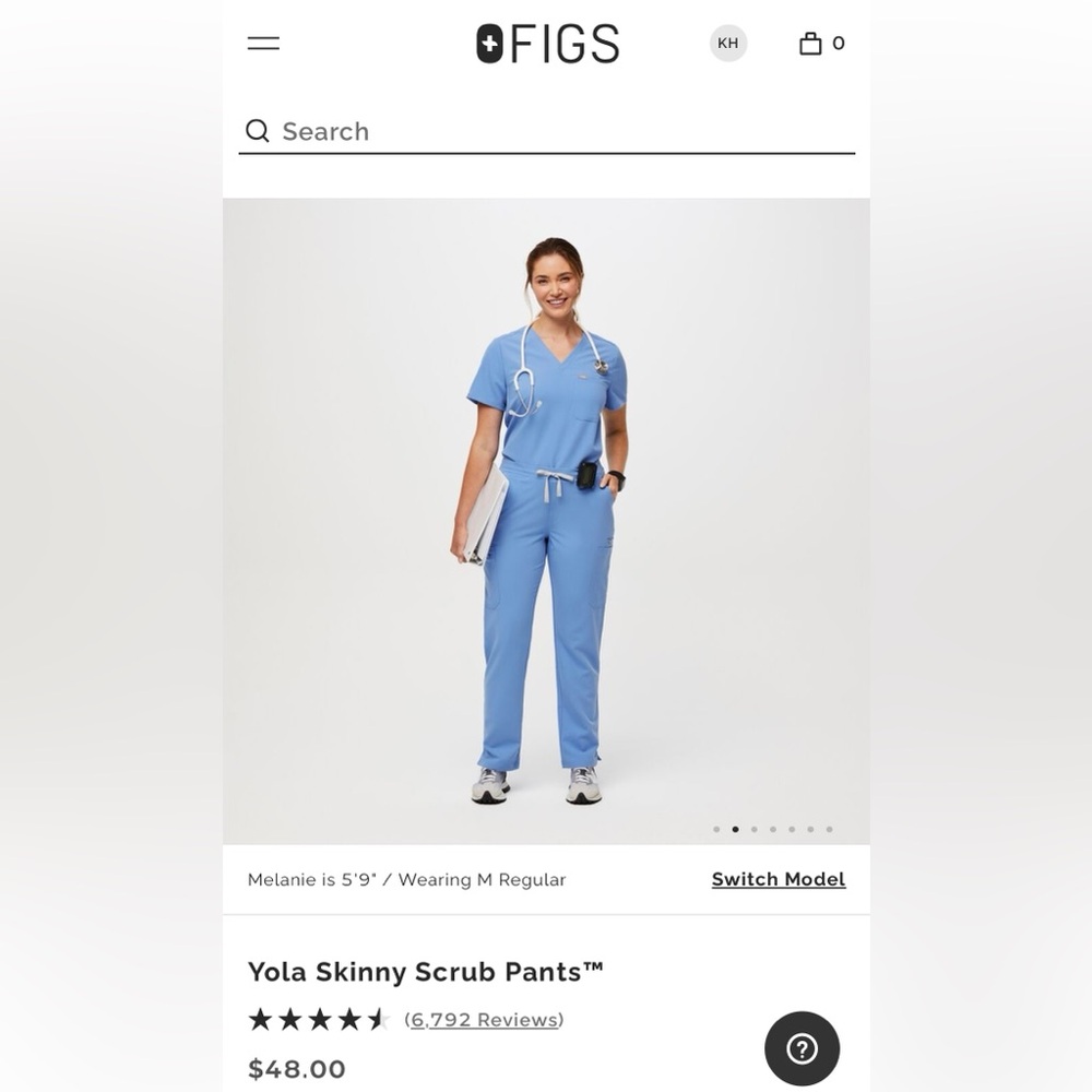 Figs Yola Skinny Scrub Pants